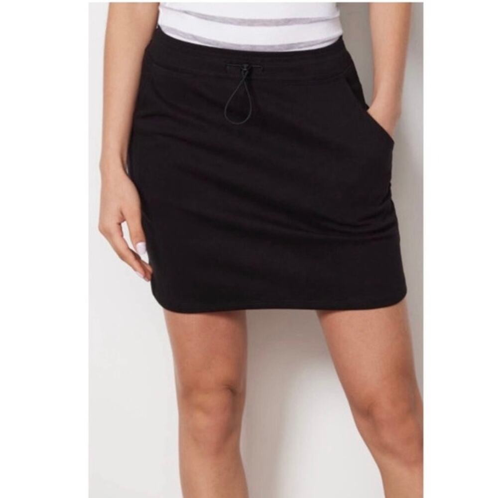 Sundry for Evereve Stretch Ponte Black Sunday Skirt NWT Size 1/Small